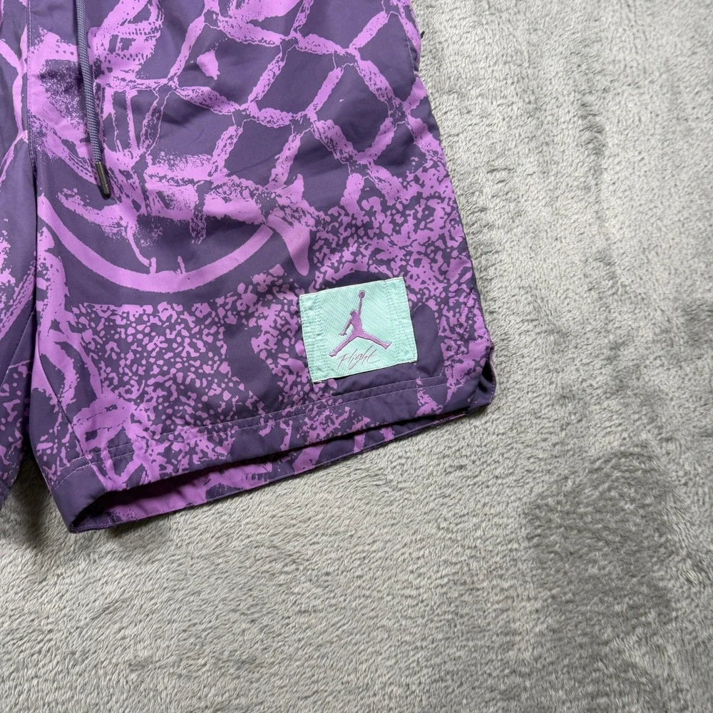 Jordan Jumpman Flight Poolside Shorts Mens Purple Small Swim Trunk Summer CZ4749